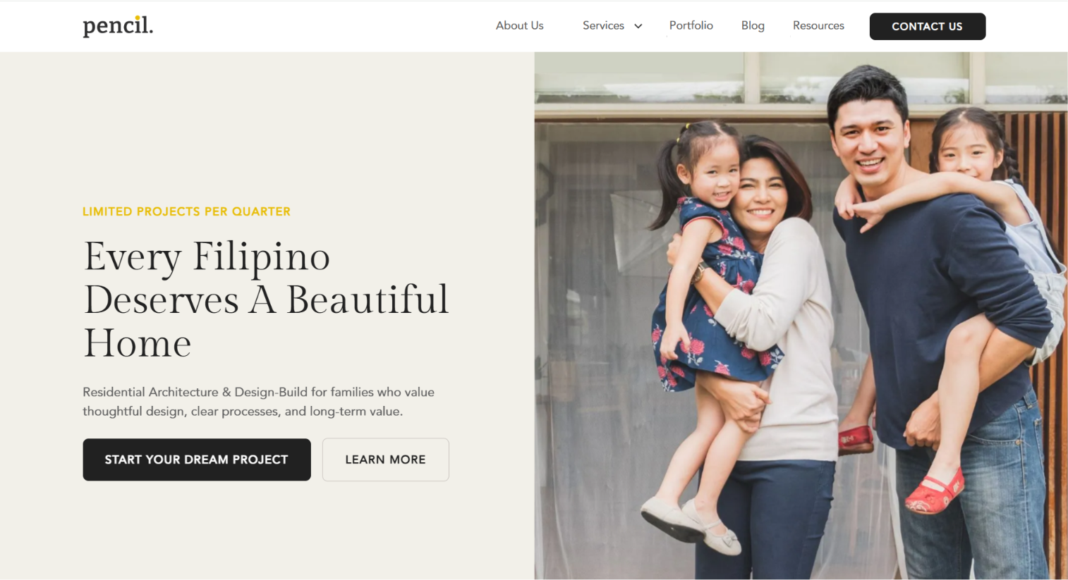 pencil design studio homepage one of the best architcture firms in davao city for residential home builds