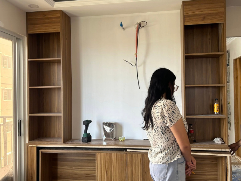 architect visiting on site
