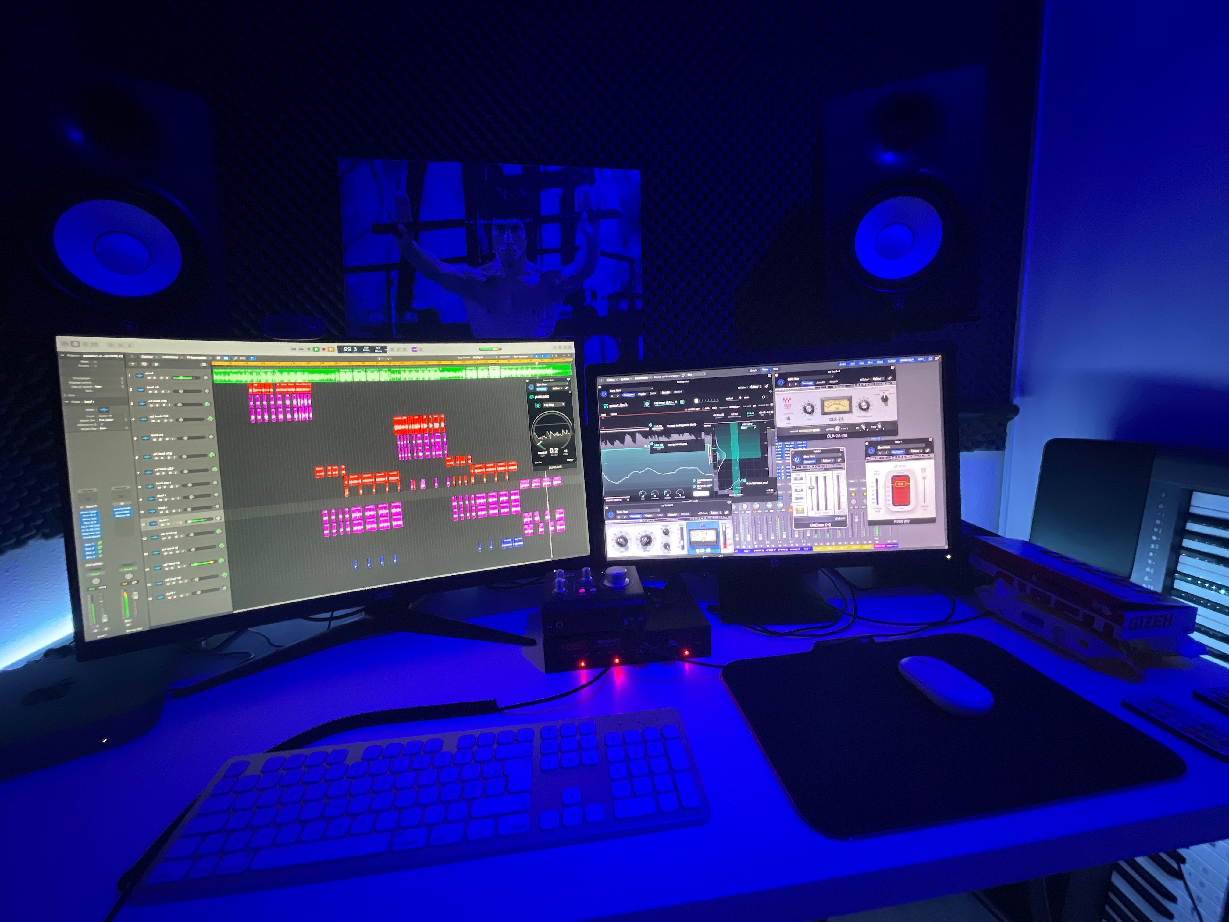 Studio d’enregistrement clair, professionnel et accessible, à Avignon 84000