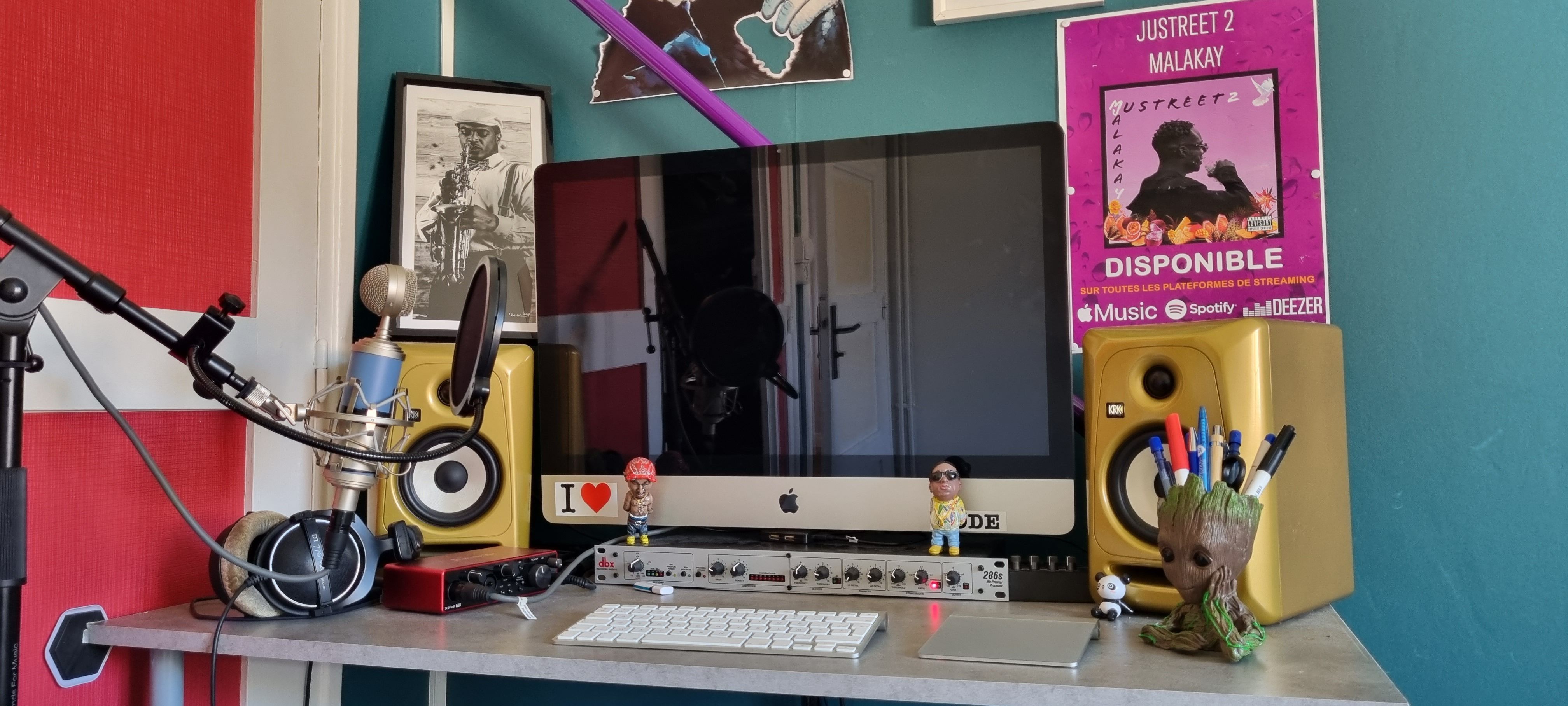 Studio audio moderne et accueillant, idéal pour vos sessions, au Havre 76600