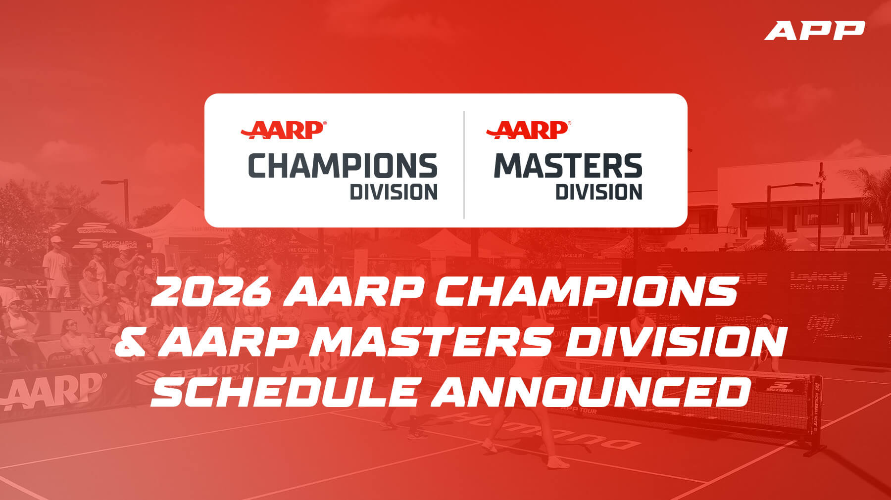 2026 AARP Champions And Masters Division Schedule Announced