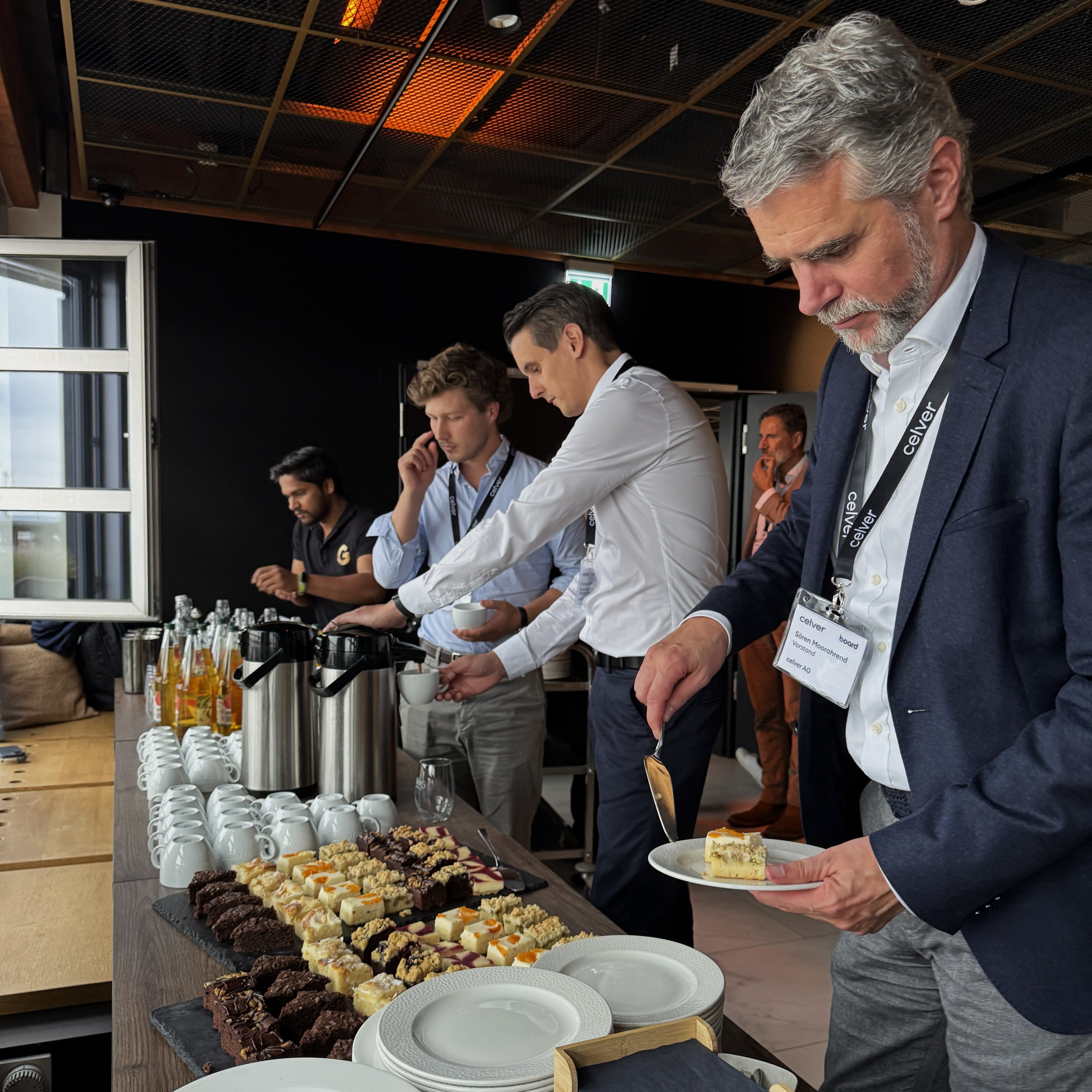 celver x Board Event 2025 - Kuchen und Kaffee