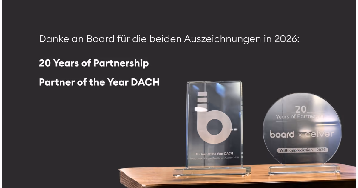Board Software bei der celver AG
