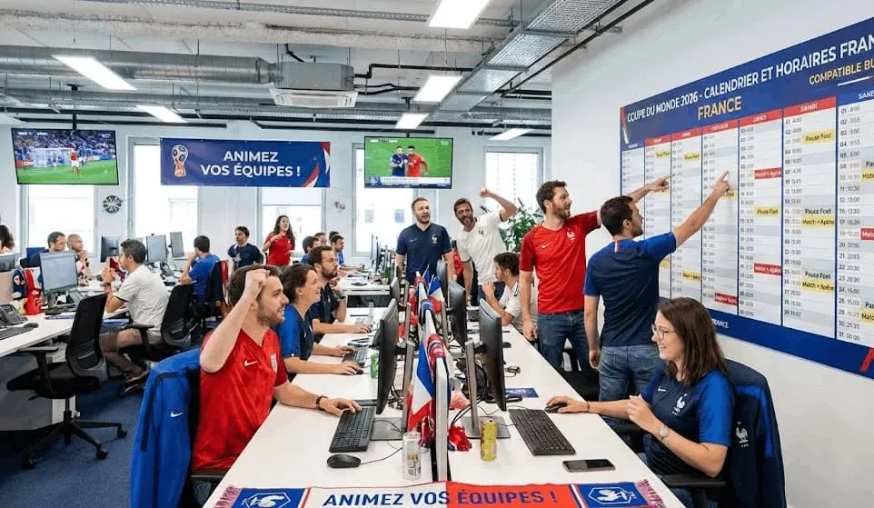 Calendrier Coupe du Monde 2026 : Horaires des Matchs au Bureau