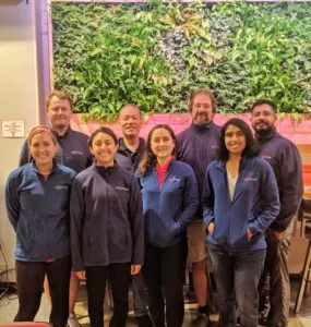 The LabXchange team posing for a photo.