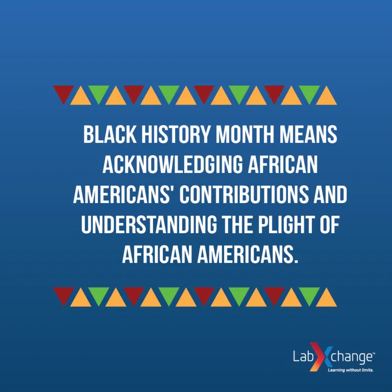 Black History Month means acknowledging African Americans’ contributions and understanding the plight of African Americans.