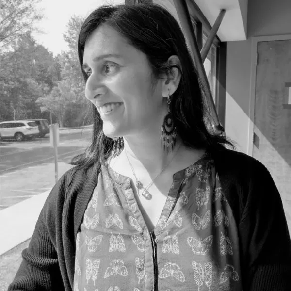 A headshot of Uma Mahajan.