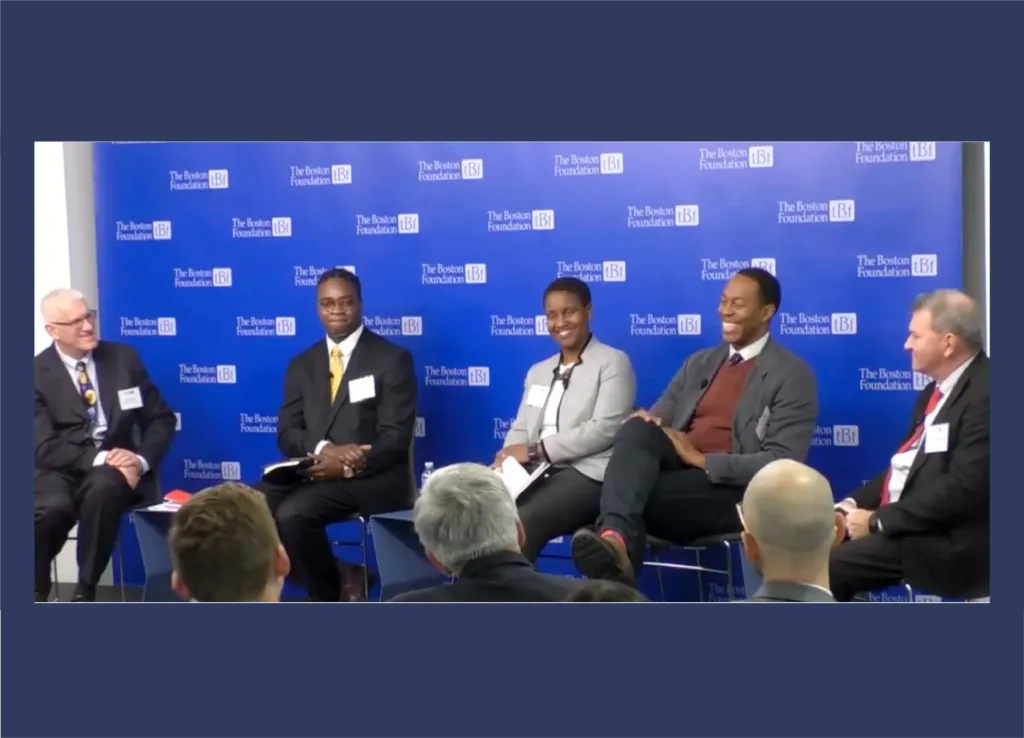 The Boston Foundation Panel Discussion about raising science achievement.