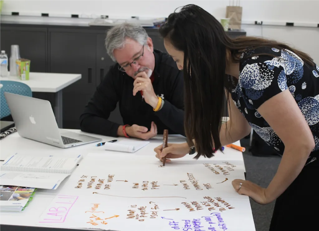 Photo of High School teachers Mary Liu and David Welty