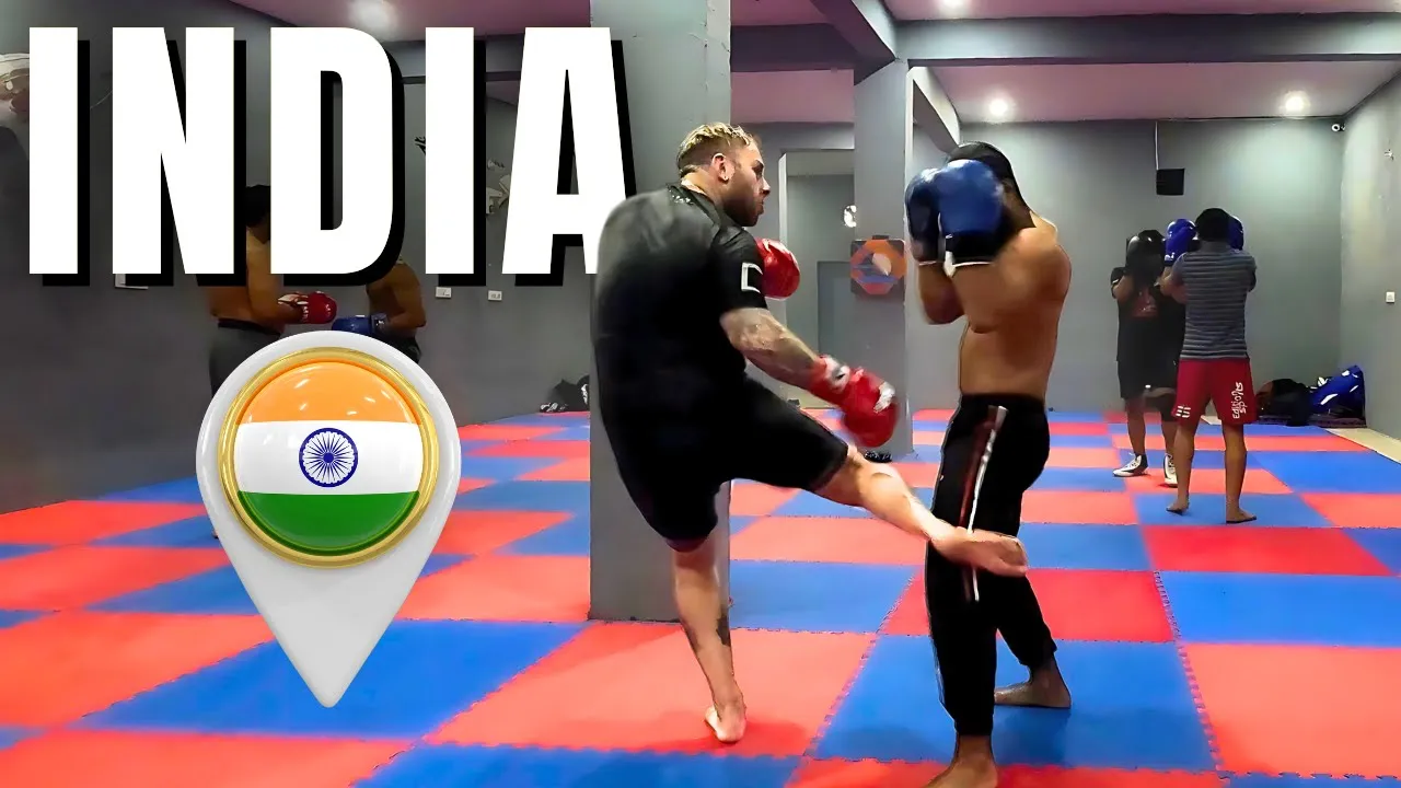 First Time Training MARTIAL ARTS in INDIA! 🇮🇳 (Shocked by AGRA MMA)