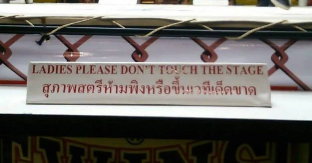 women muay thai rules