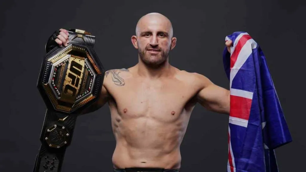 greatest mma fighter in the world Alexander Volkanovski