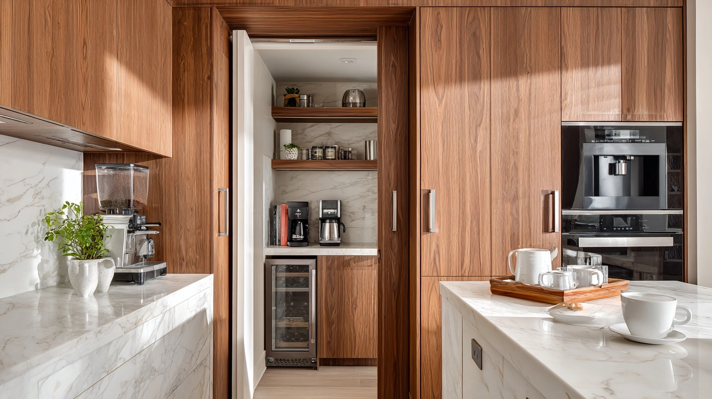 Hidden Work Kitchens: Sculleries That Keep Mess Away