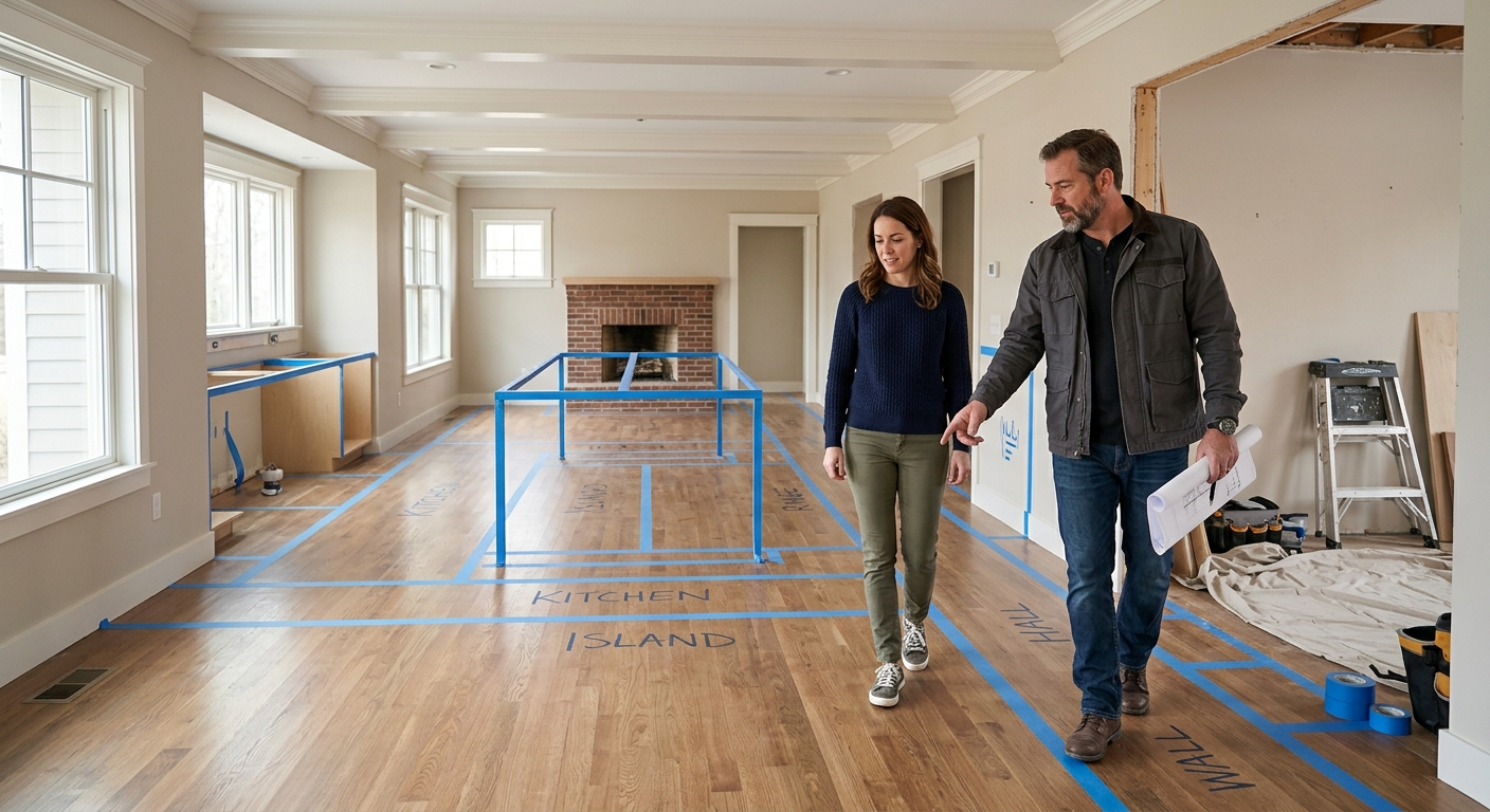 Why Walking Through a Floor Plan Before Construction Prevents Remodel Regrets