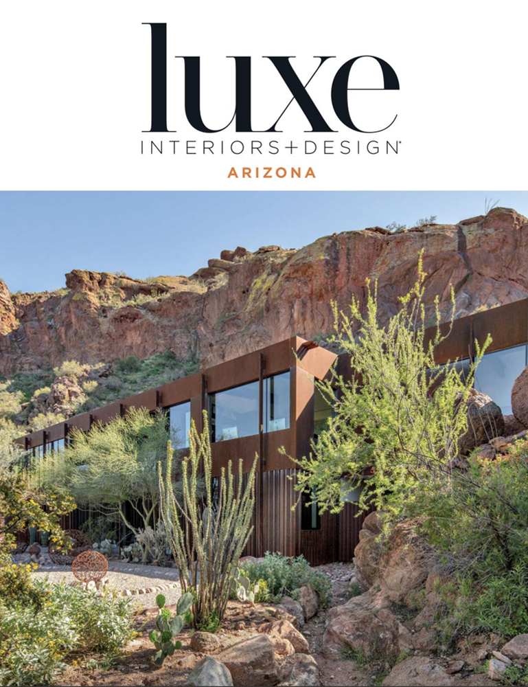 Luxe Interiors and Design Arizona March April 2021 cover featuring JL Coates