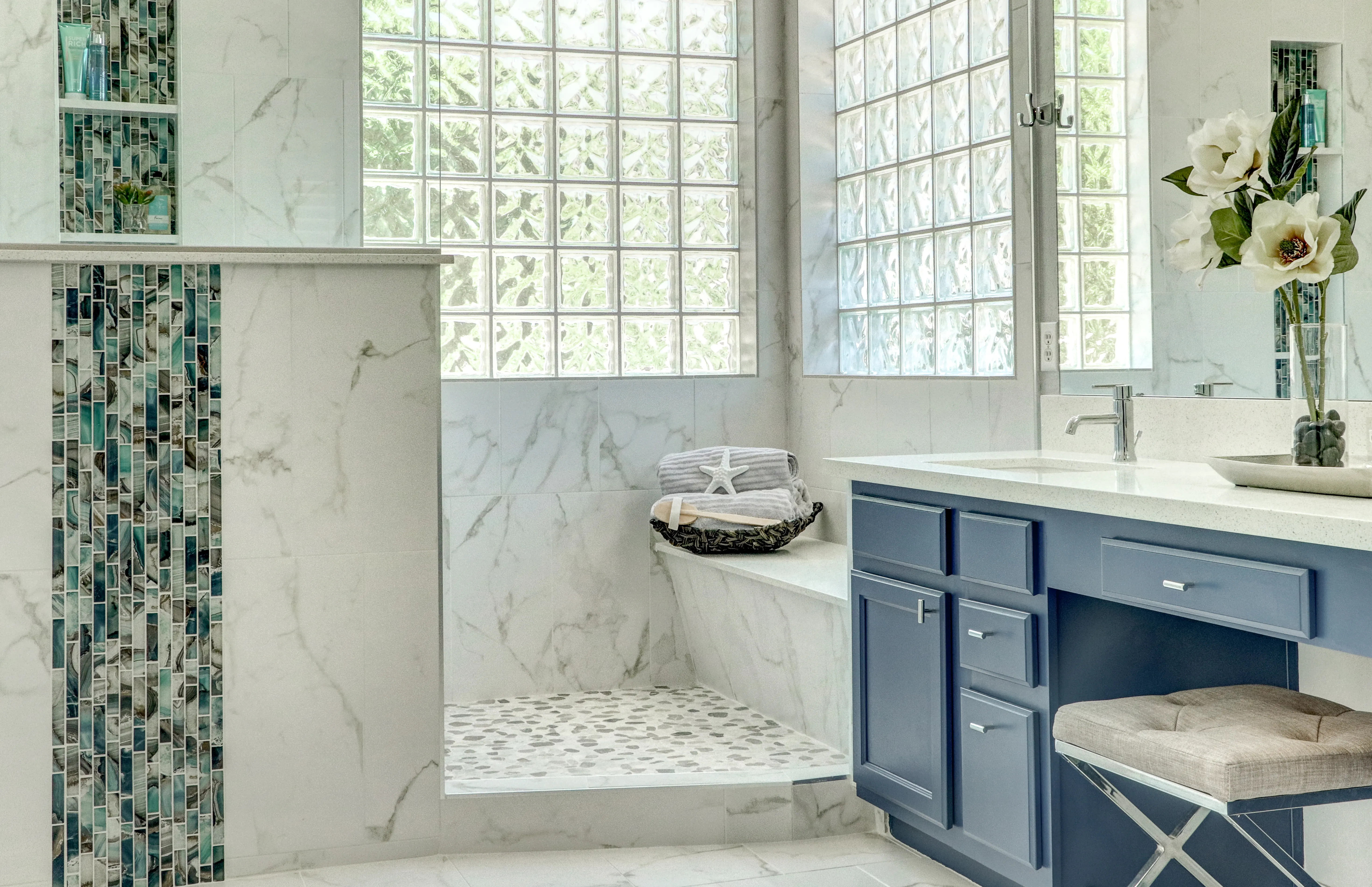 Blue Oasis at the Legacy - interior design by JL Coates Interior Design Studio in Phoenix, AZ.