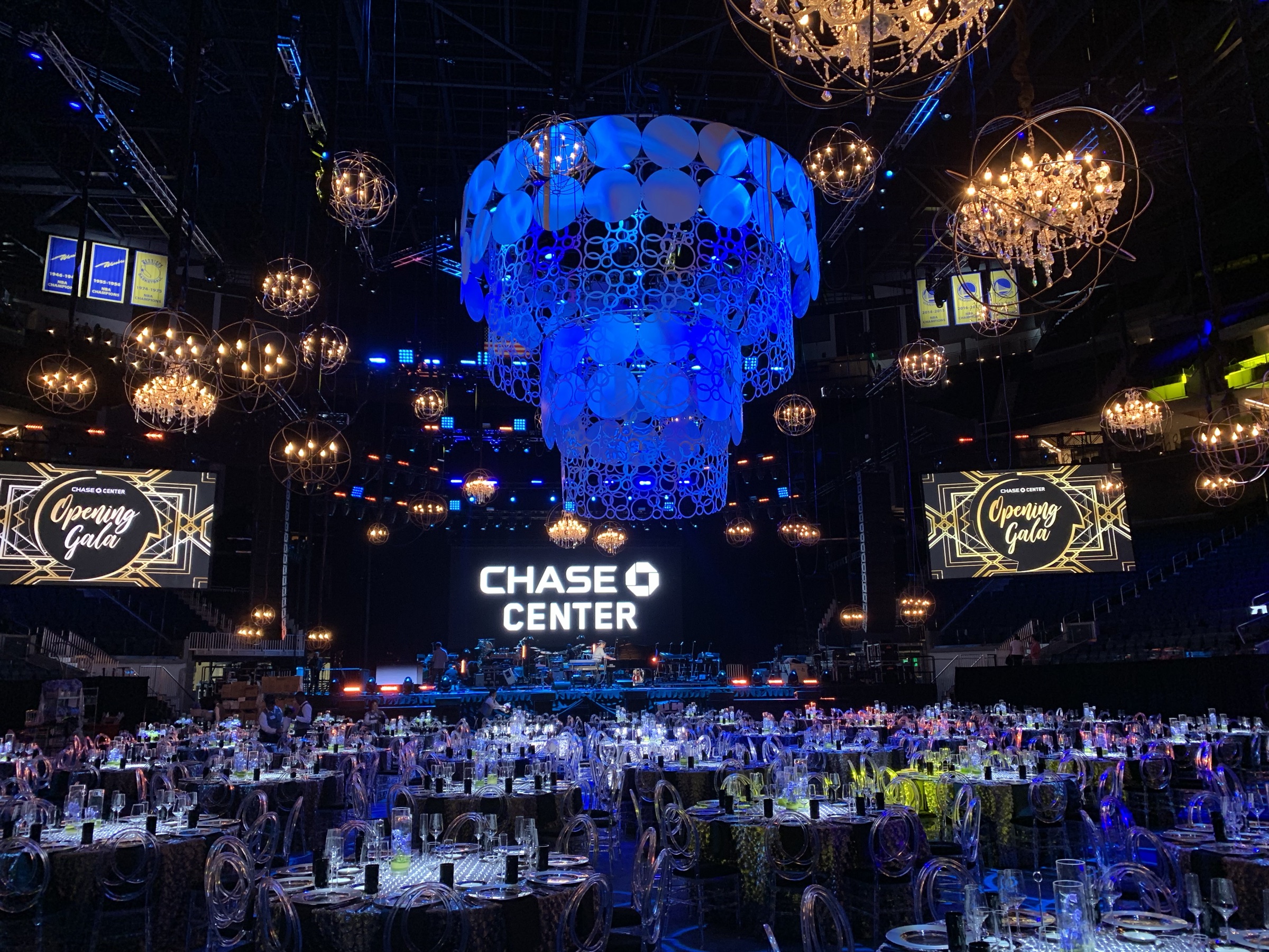 Corporate awards gala lit and staged by Impact
