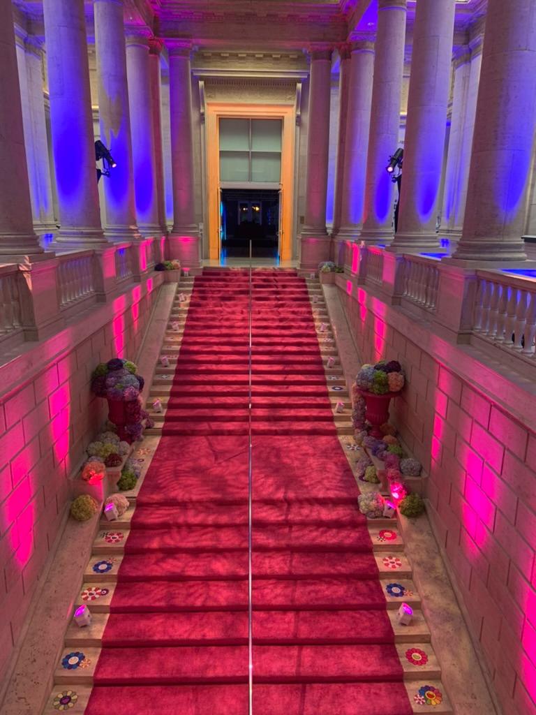 Corporate event architectural lighting by Impact