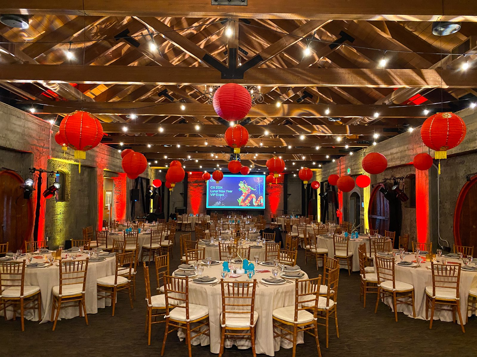 Corporate gala stage and screen by Impact
