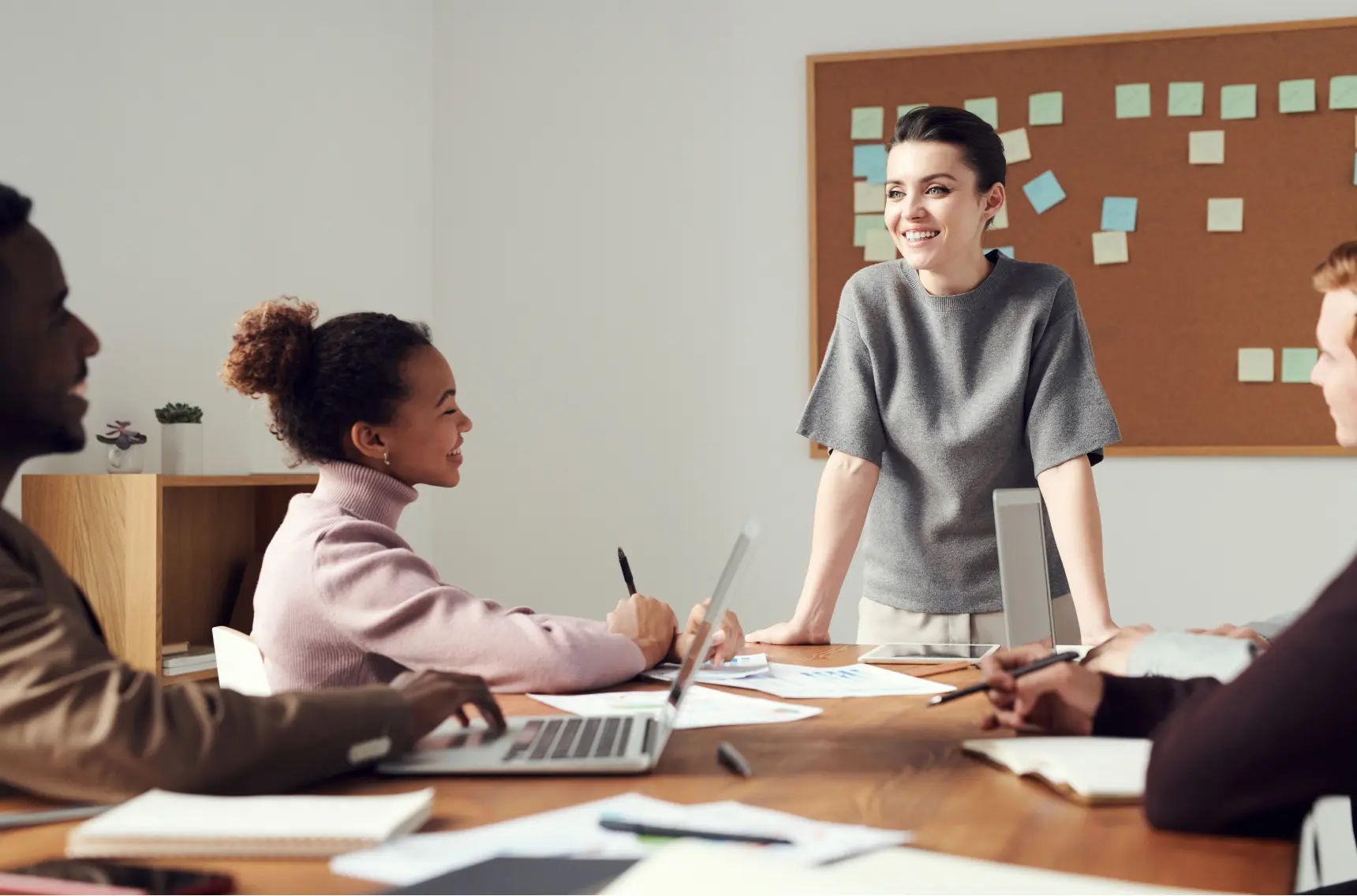 People in a meeting room