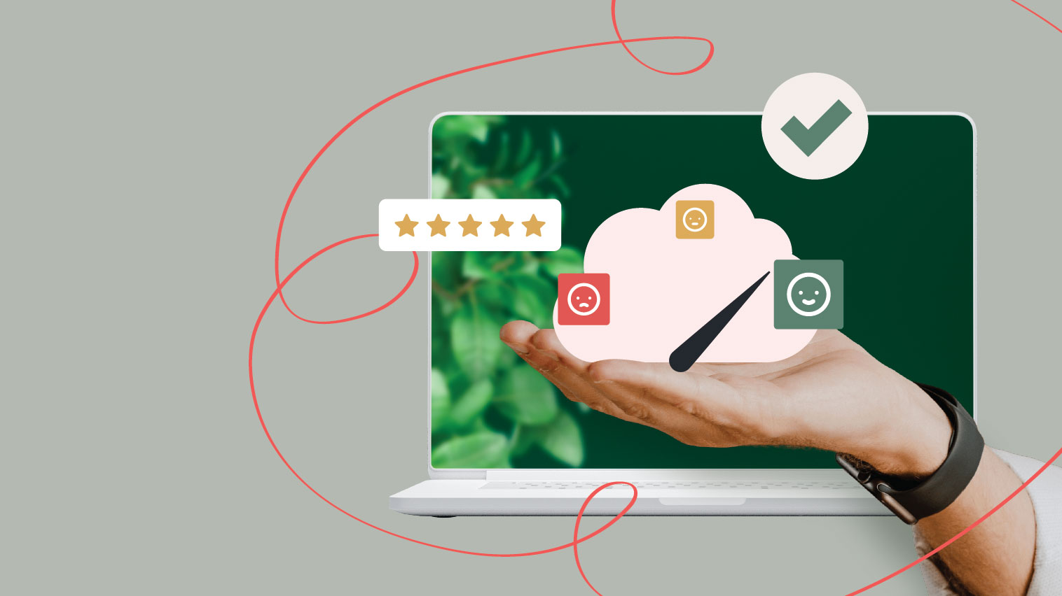 concept image about increasing customer satisfaction