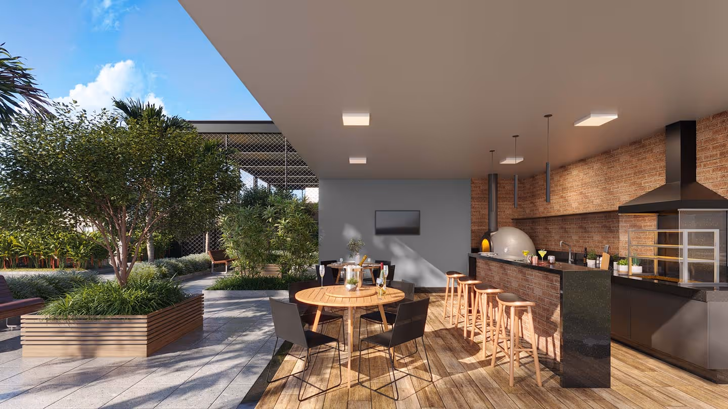 Churrasqueira com Forno de Pizza