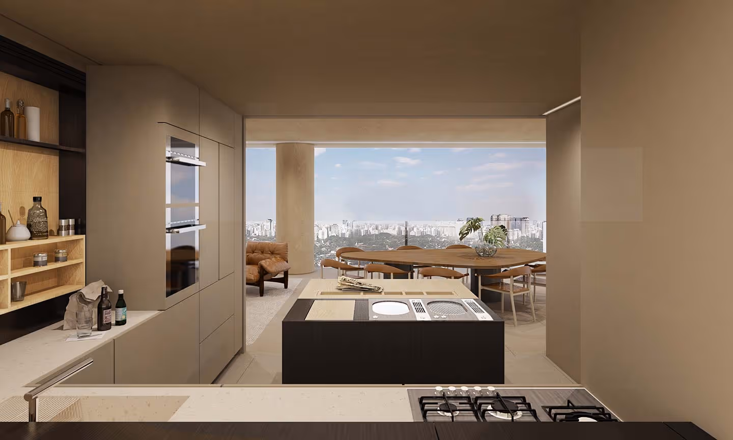 Cozinha Integrada ao Living