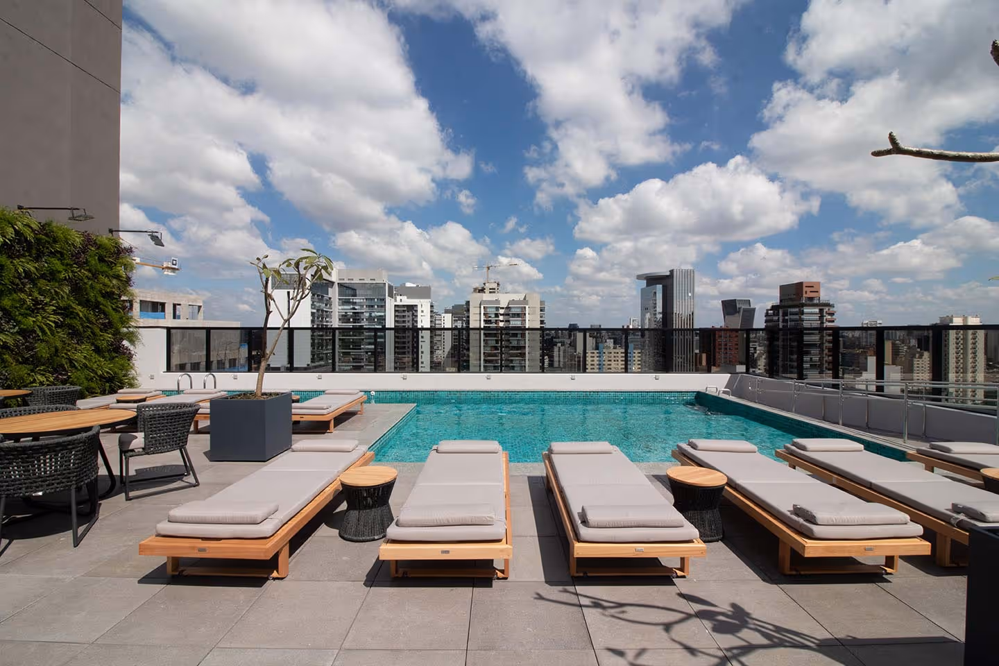 Piscina - Área de lazer rooftop