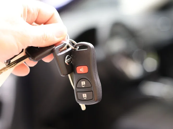 Handing over the keys after a completed sale