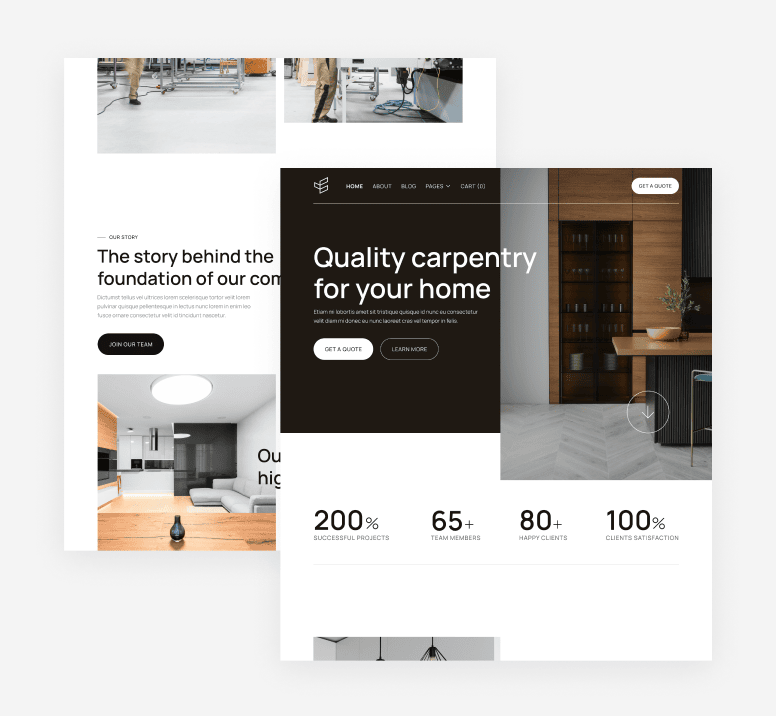 Pages - Carpenters X Webflow Template