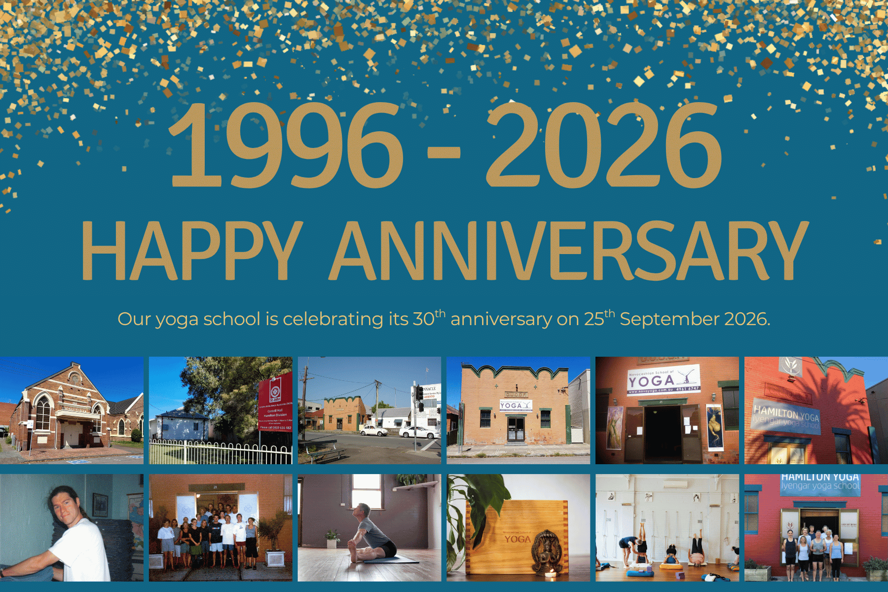 From 1996 to 2026 - Our Yoga School celebrates 30 Years