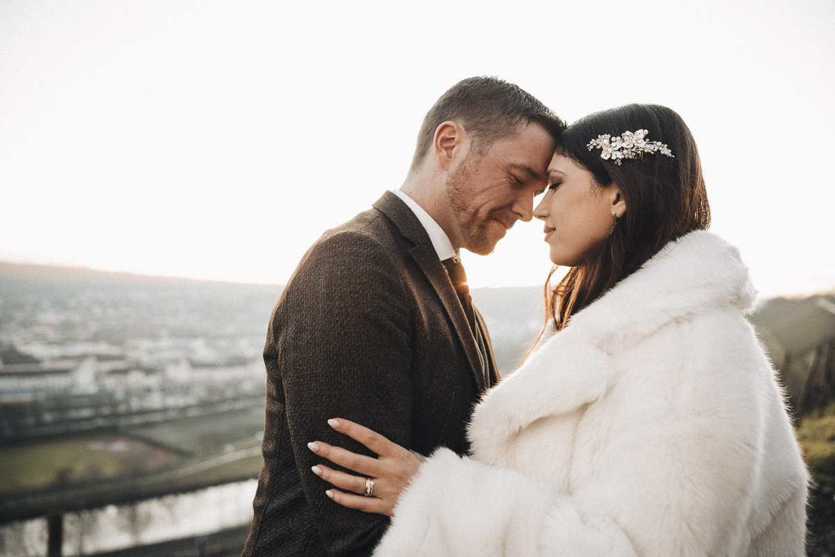 Hochzeitsfotografie Würzburg steinburg winterhochzeit – Aufnahme 155
