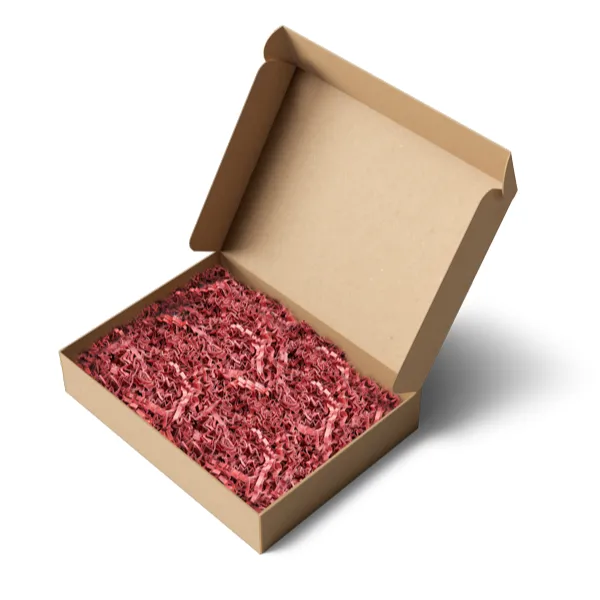 clap gift box with red filler