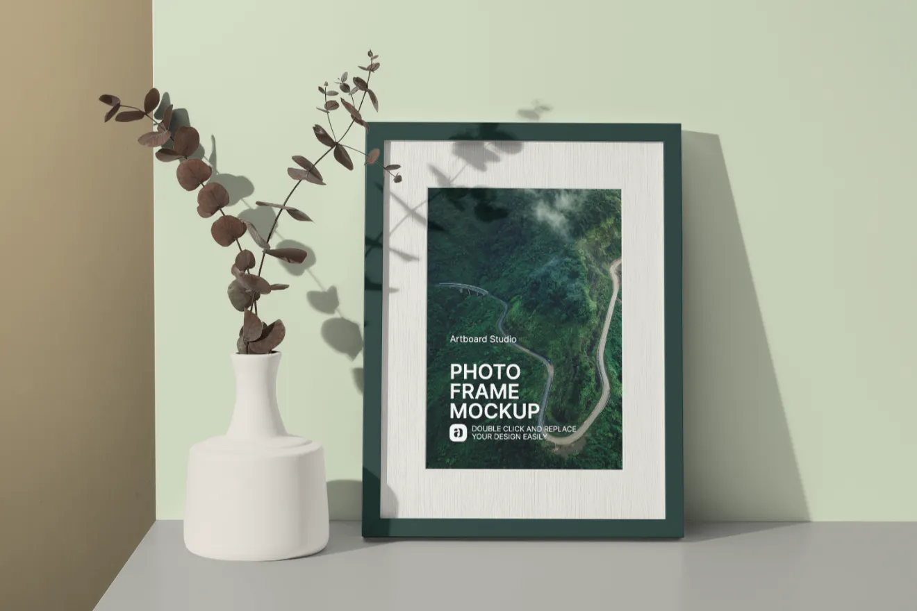 Photo frame mockup