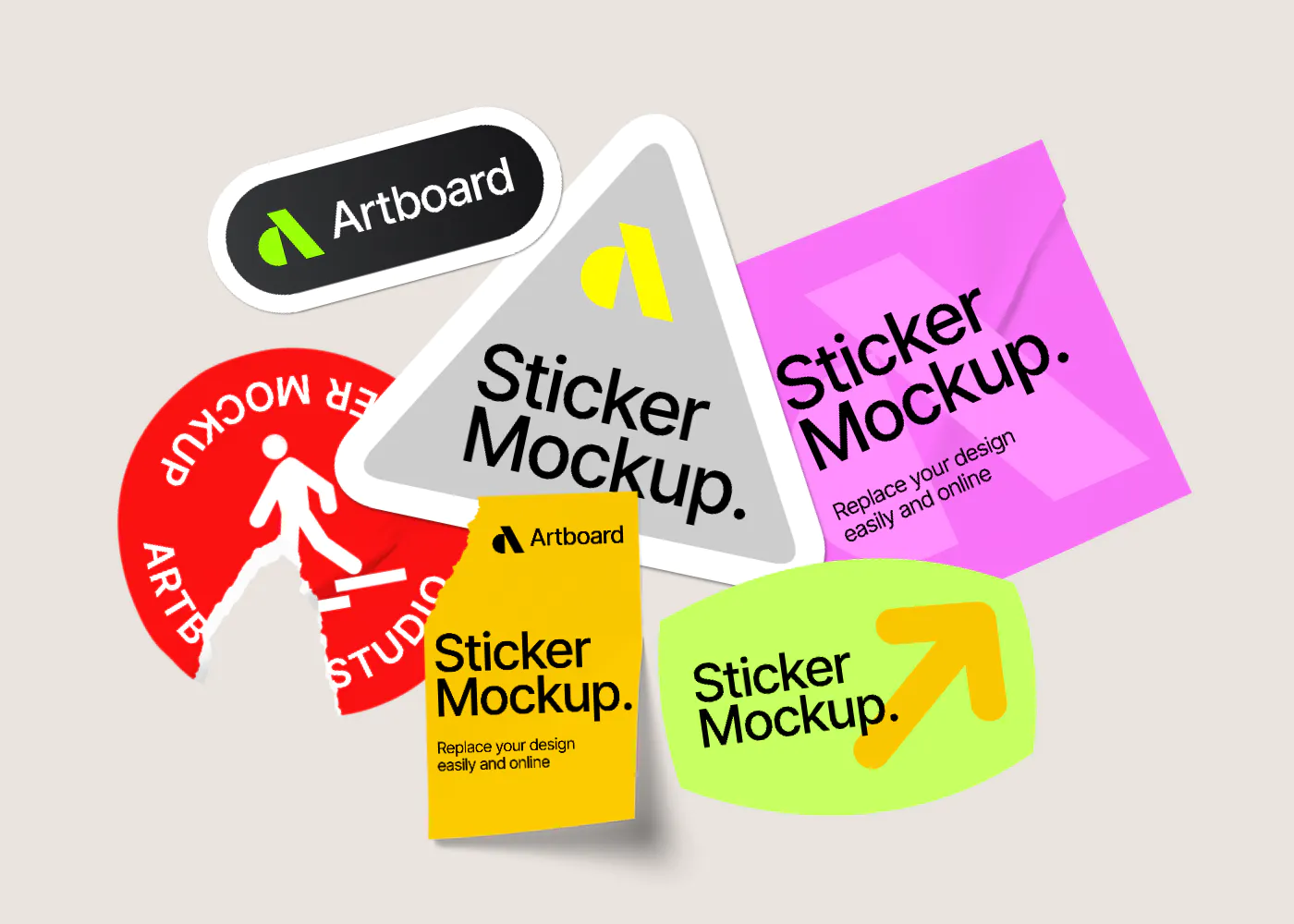 Sticker mockup
