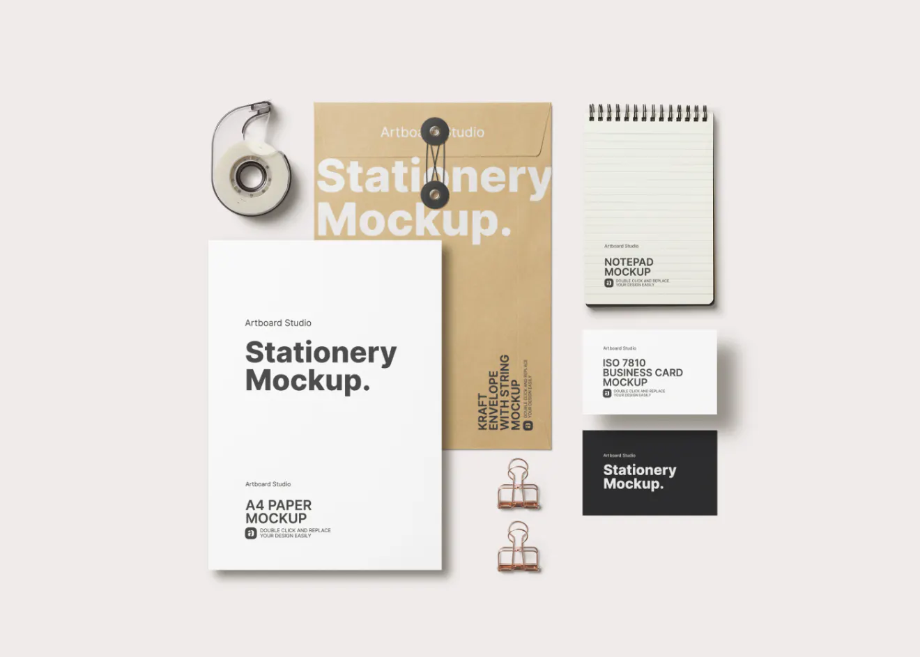 Stationery mockup
