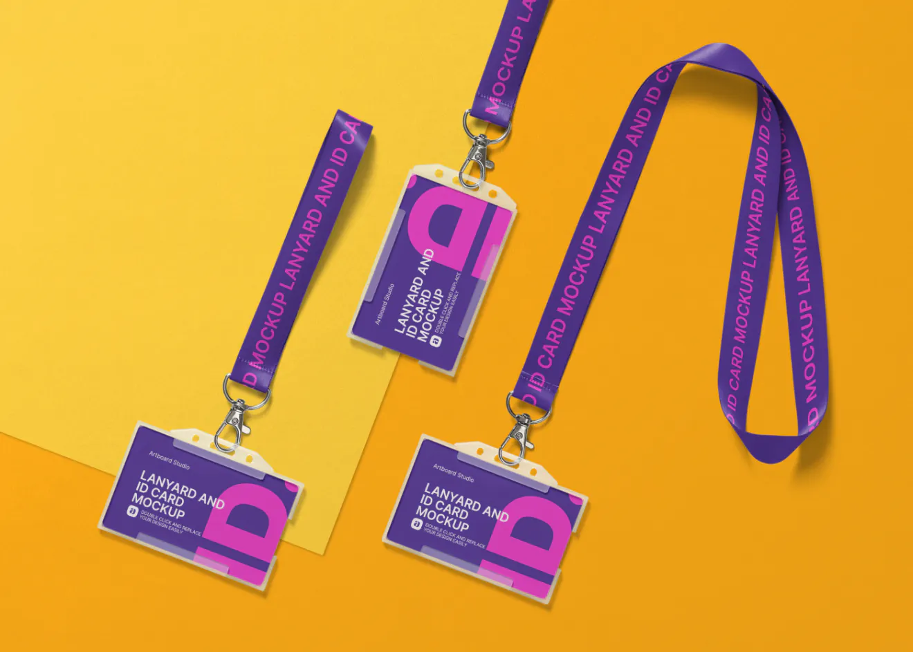Lanyard mockup