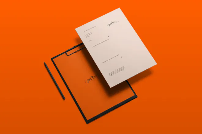 Letterhead mockup