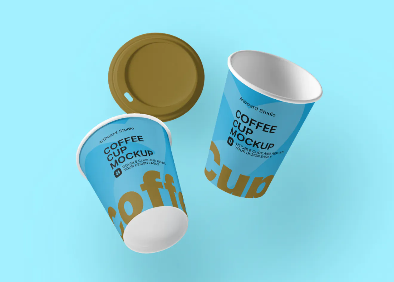 Paper cup mockup 
