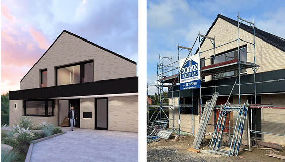 Baustellenfortschritt: Haus VS