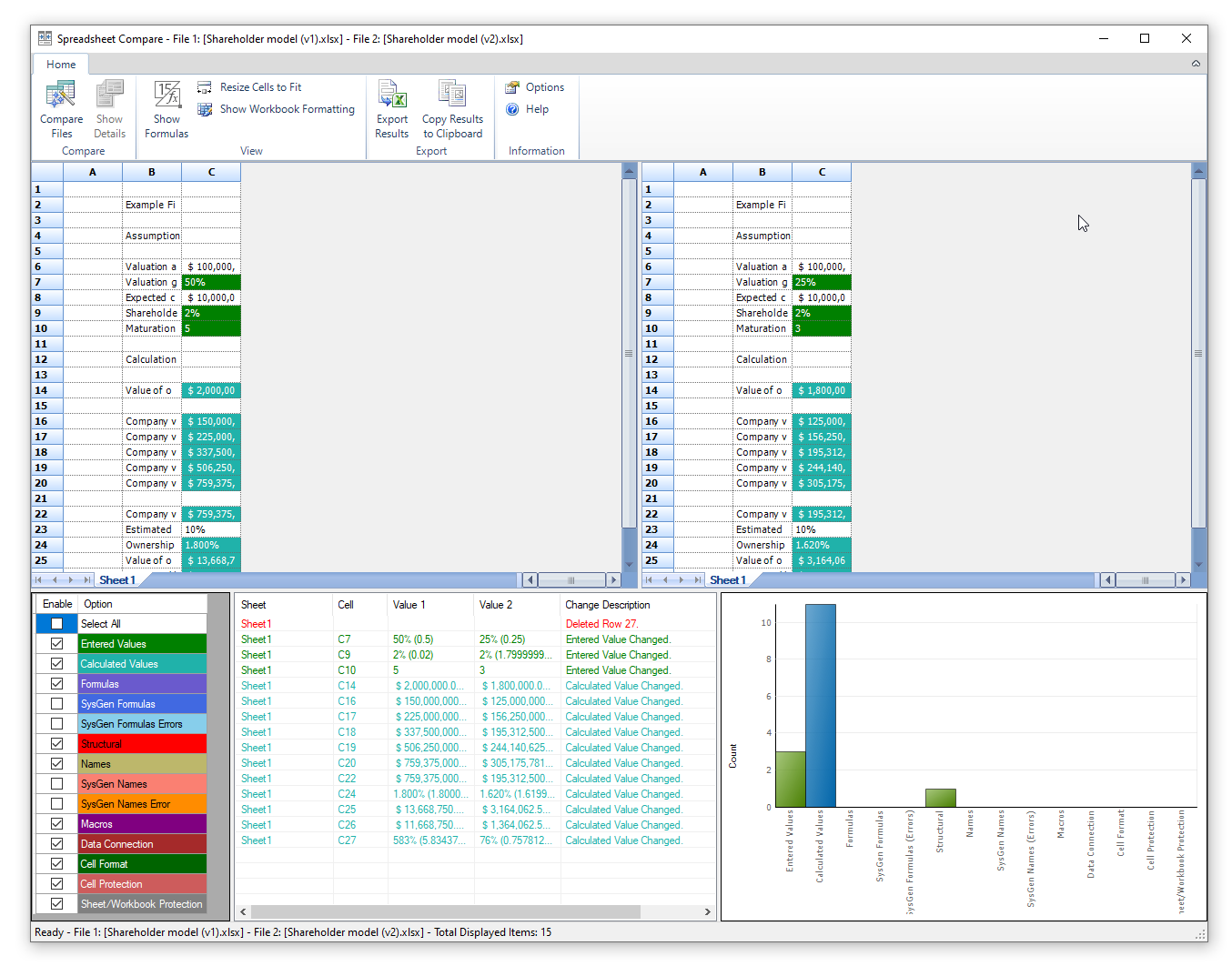 Compare Excel Files with Draftable Legal