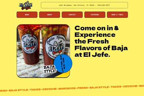 Revitalizing El Jefe Baja Style's Online Presence with a Custom-Designed Website