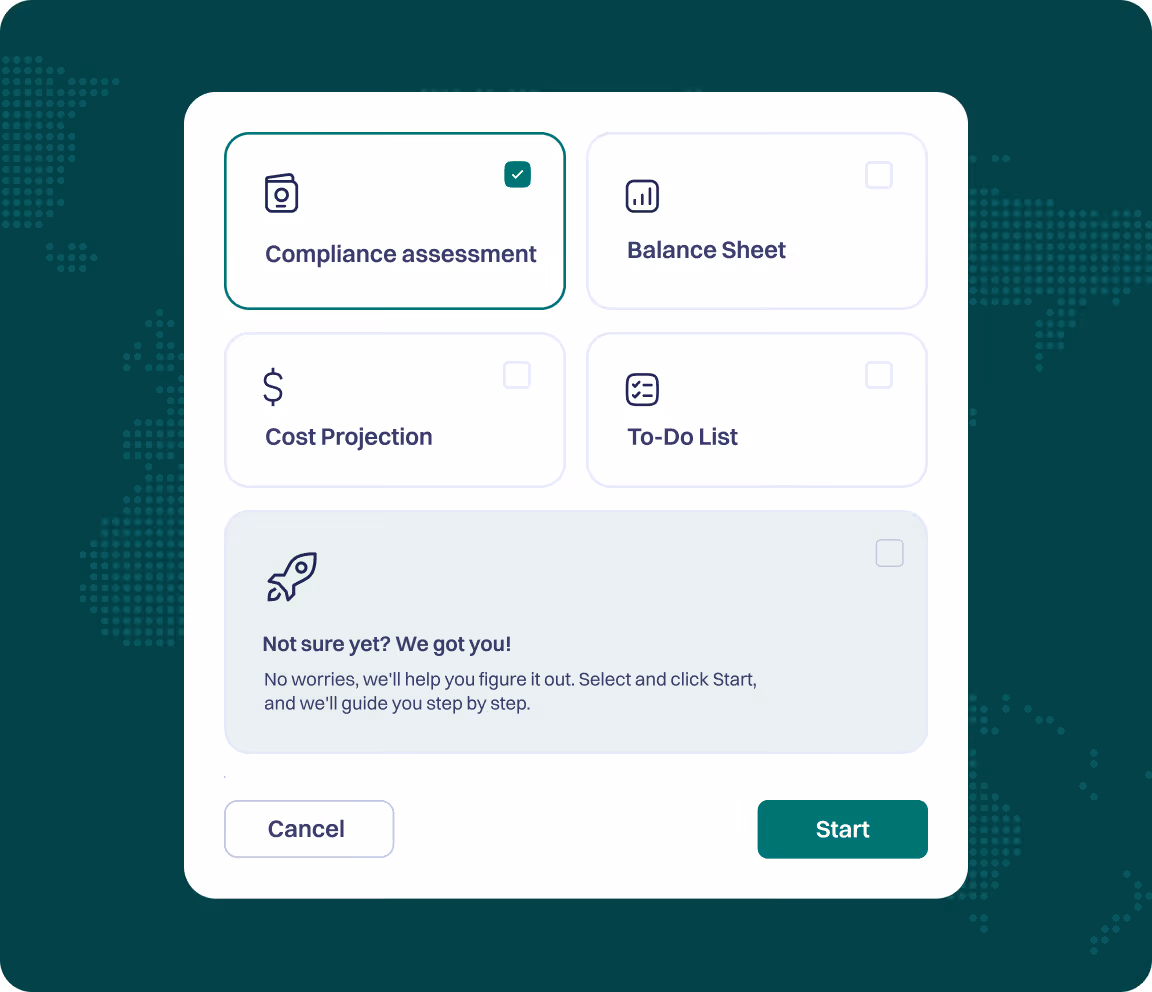 Risk assessment of WorkFlex global compliance engine