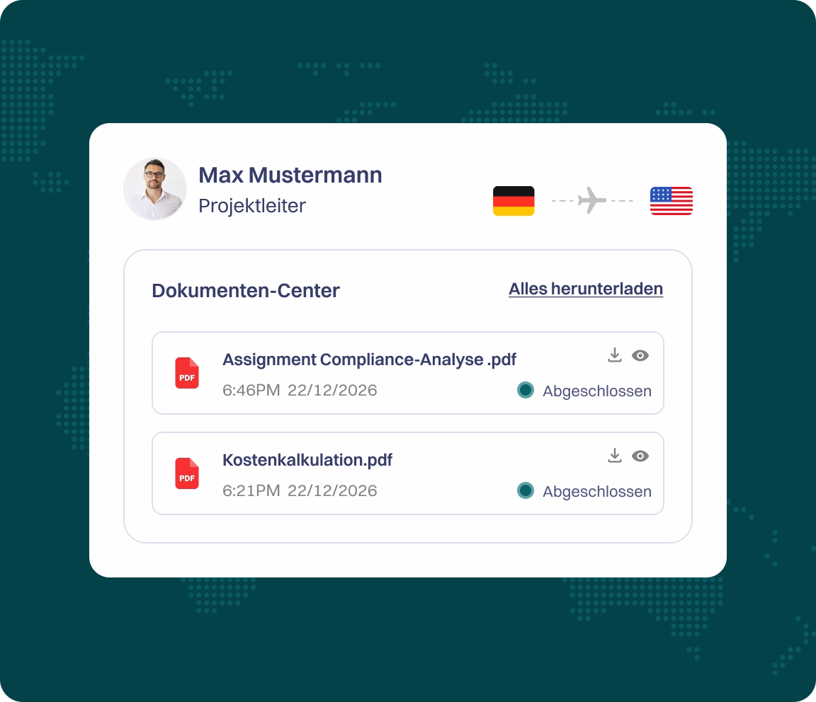 Risk assessment of WorkFlex global compliance engine