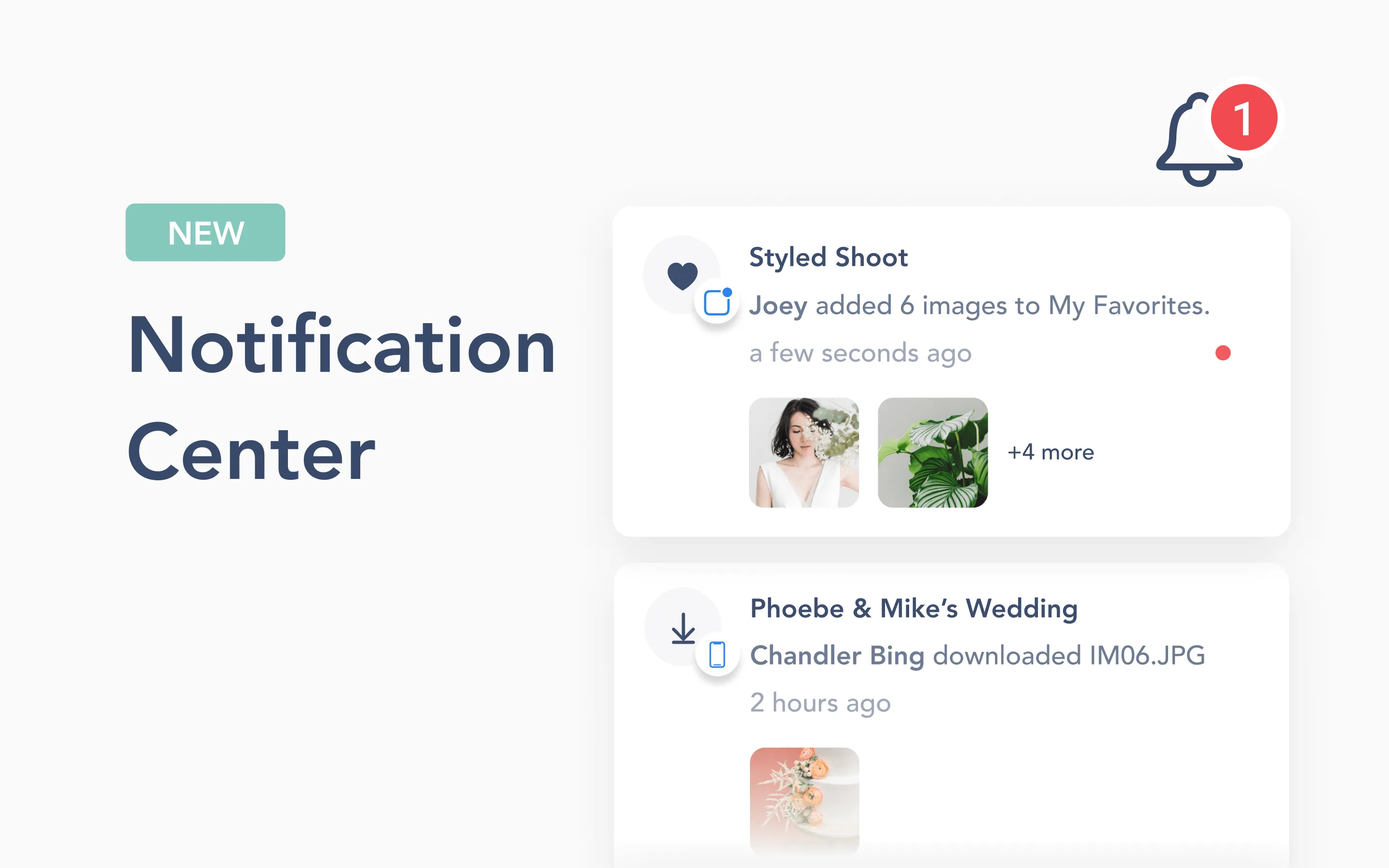 โจ NEW โจ CloudSpot's Notifications Center