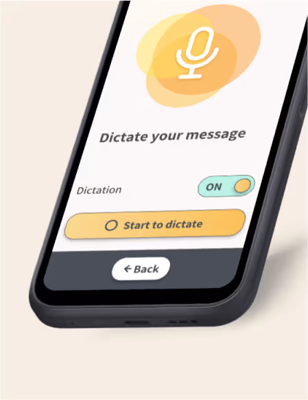 dictate your message chatsie