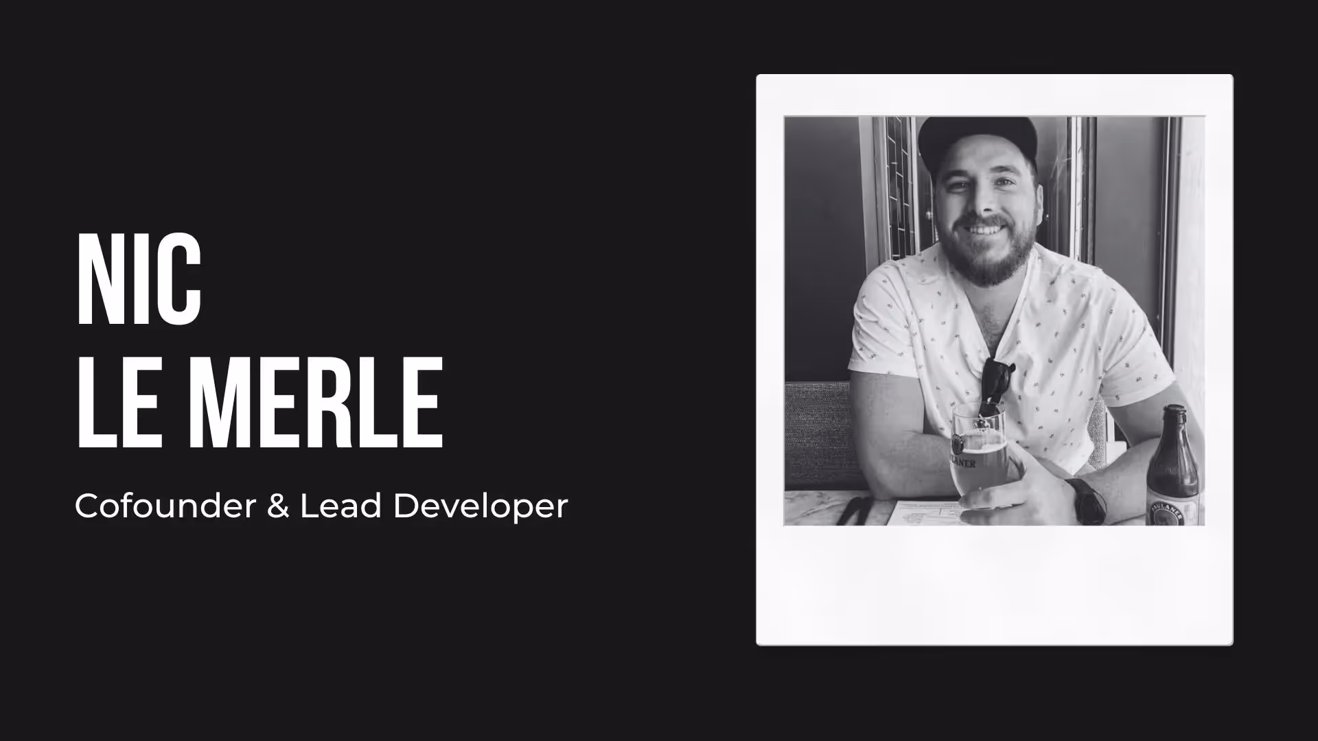 Nic, Isle of Man agency lead web developer