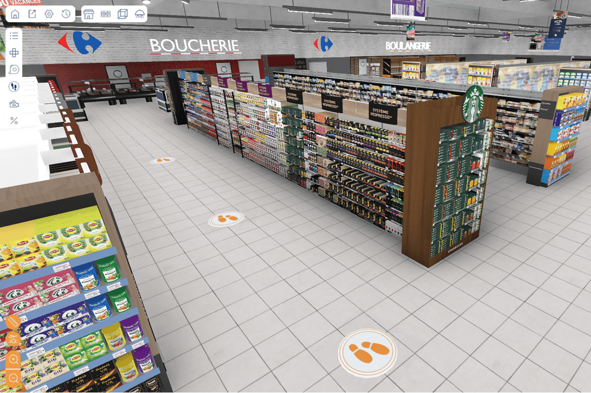 RespoPlanogramme 3D sur un logiciel SaaS intuitif comme Retail VR