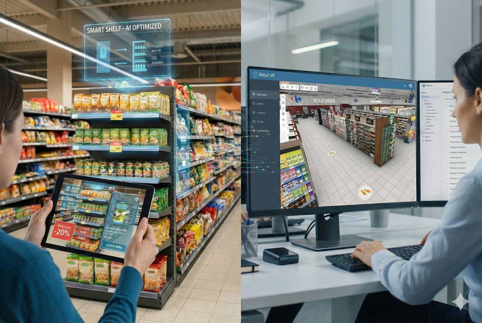 Convaincre les acheteurs de la grande distribution grâce à la Réalité Mixte