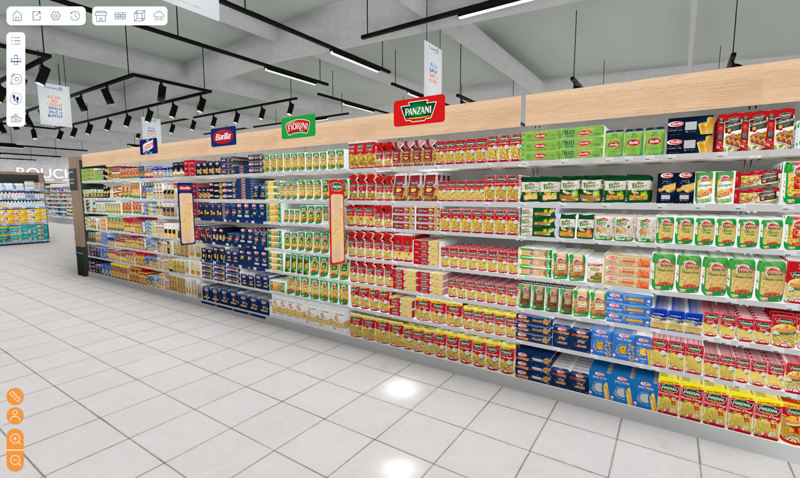 Panzani Shelf Layout